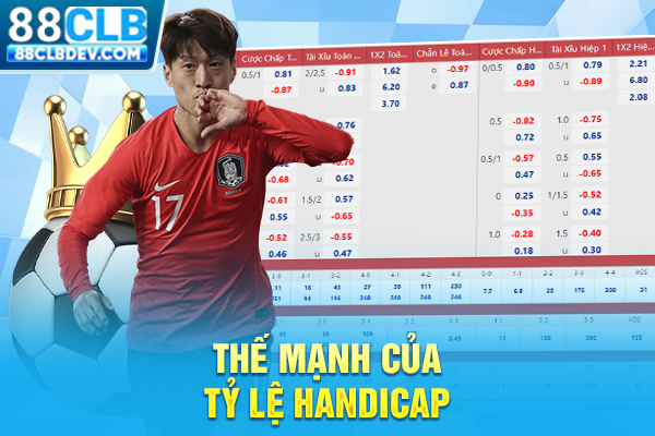 Thế mạnh của tỷ lệ Handicap